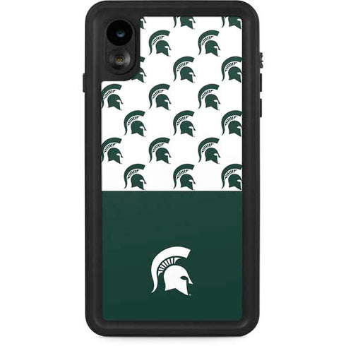 Michigan State University Spartans MSU Split iPhone XR Waterproof Case