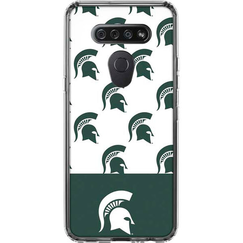Michigan State University Spartans MSU Split LG K51/Q51 Clear Case