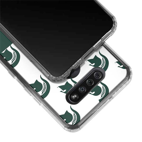 Michigan State University Spartans MSU Split LG K51/Q51 Clear Case