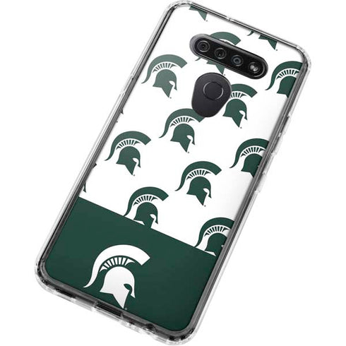 Michigan State University Spartans MSU Split LG K51/Q51 Clear Case