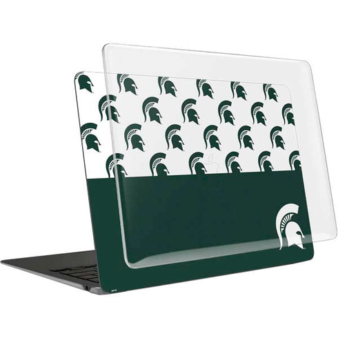 Michigan State University Spartans MSU Split MacBook Air 15in (2023-2025) Case plus Skin