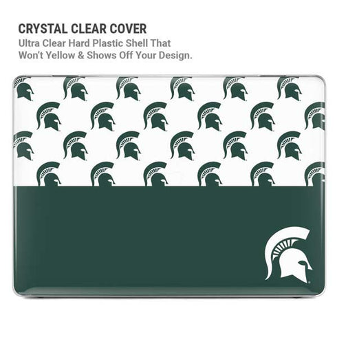 Michigan State University Spartans MSU Split MacBook Air 15in (2023-2025) Case plus Skin