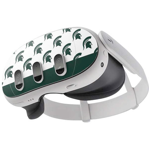Michigan State University Spartans MSU Split Meta Quest 3 Skin