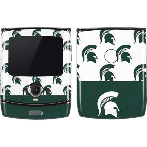 Michigan State University Spartans MSU Split Motorola RAZR Skin