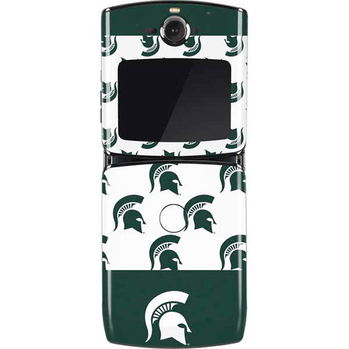 Michigan State University Spartans MSU Split Motorola RAZR Skin
