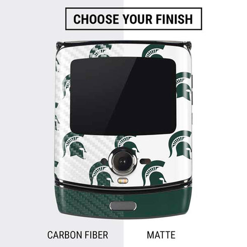 Michigan State University Spartans MSU Split Motorola RAZR Skin