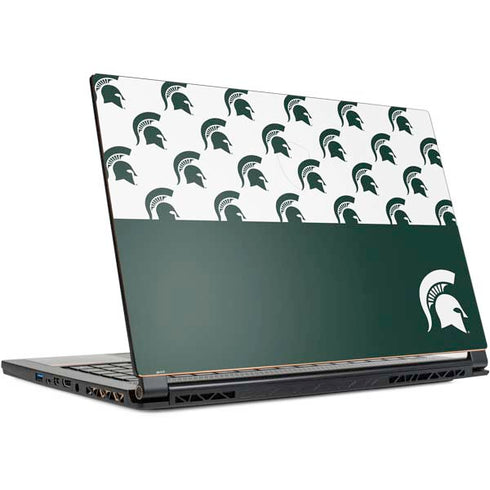 Michigan State University Spartans MSU Split MSI GS65 Stealth Laptop Skin