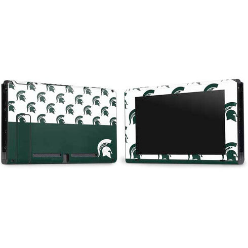 Michigan State University Spartans MSU Split Nintendo Switch Bundle Skin