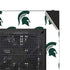 Michigan State University Spartans MSU Split NZXT H510 Compact ATX Mid-Tower Case Skin