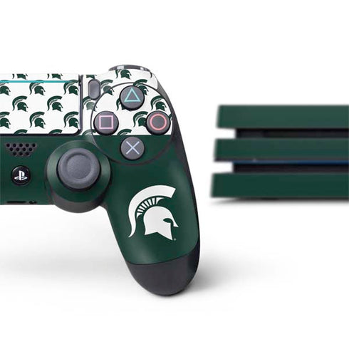 Michigan State University Spartans MSU Split PS4 Pro Bundle Skin