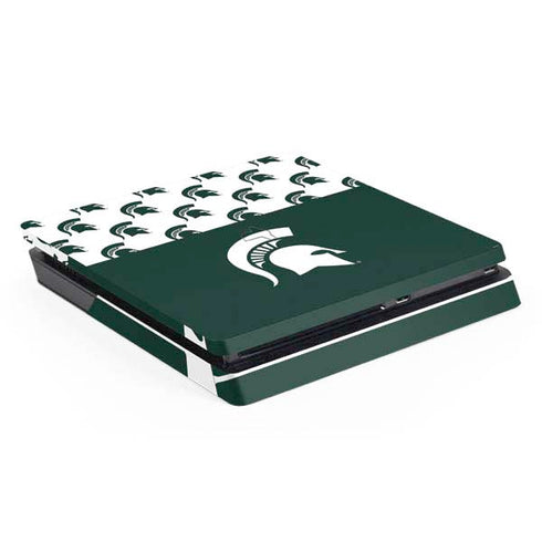 Michigan State University Spartans MSU Split PS4 Slim Skin