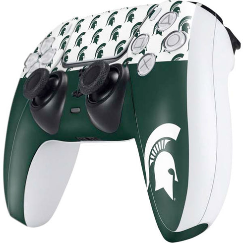 Michigan State University Spartans MSU Split PS5 Controller Skin