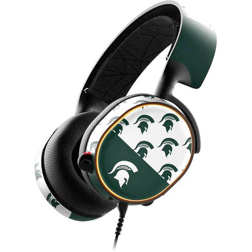 Michigan State University Spartans MSU Split SteelSeries Arctis 5 Skin