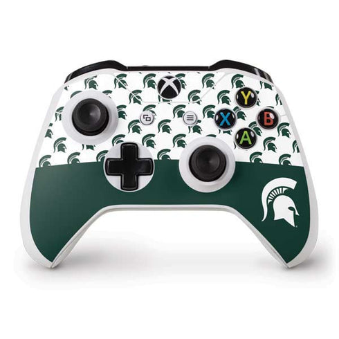 Michigan State University Spartans MSU Split Xbox One S Controller Skin