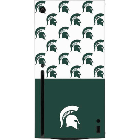 Michigan State University Spartans MSU Split Xbox Series X Console Skin