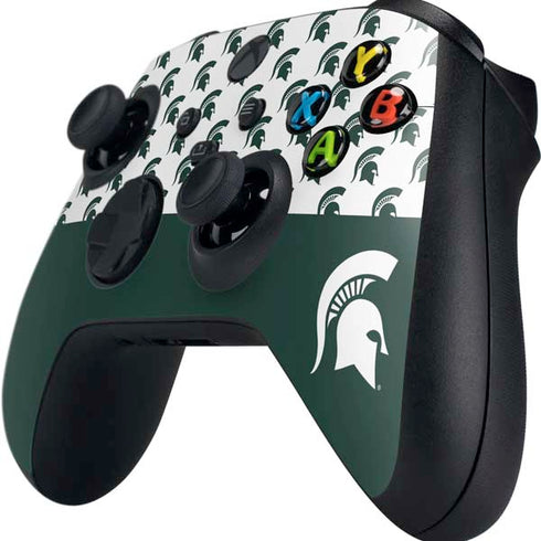 Michigan State University Spartans MSU Split Xbox Series X Controller Skin