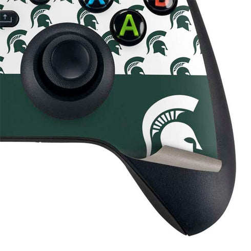 Michigan State University Spartans MSU Split Xbox Series X Controller Skin