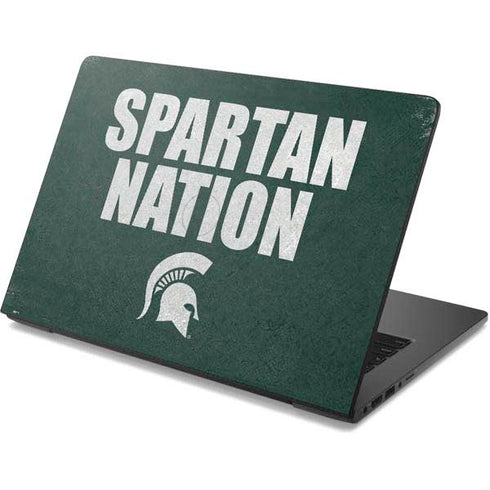 Michigan State University Spartans Nation Dell Chromebook Skin