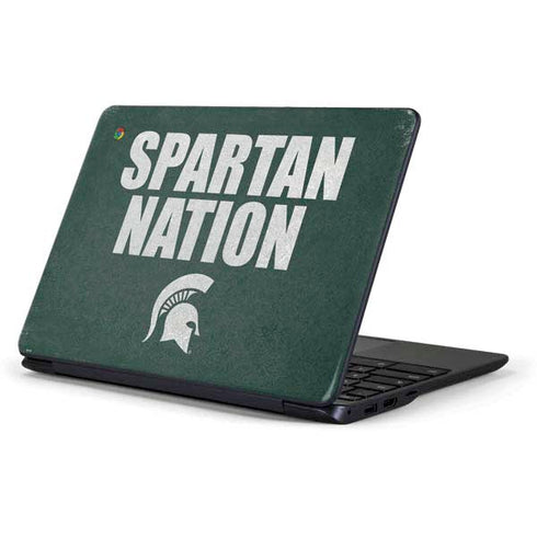 Michigan State University Spartans Nation Samsung Chromebook Skin
