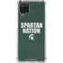 Michigan State University Spartans Nation Galaxy A12 Clear Case