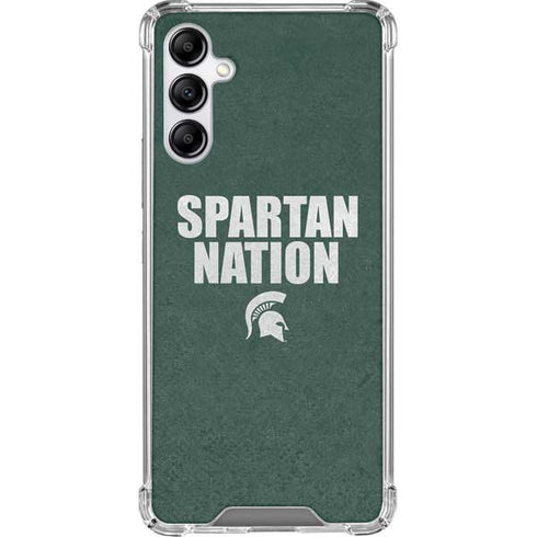 Michigan State University Spartans Nation Galaxy A14 5G Clear Case
