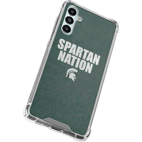 Michigan State University Spartans Nation Galaxy A14 5G Clear Case