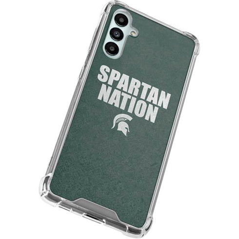 Michigan State University Spartans Nation Galaxy A15 5G Clear Case