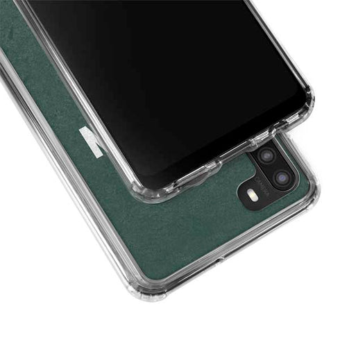 Michigan State University Spartans Nation Galaxy A21 Clear Case