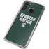 Michigan State University Spartans Nation Galaxy A21 Clear Case