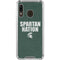 Michigan State University Spartans Nation Galaxy A30 Clear Case