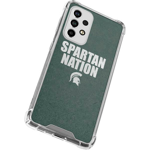 Michigan State University Spartans Nation Galaxy A33 5G Clear Case