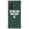 Michigan State University Spartans Nation Galaxy A52 5G Clear Case