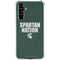 Michigan State University Spartans Nation Galaxy A54 5G Clear Case