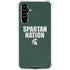 Michigan State University Spartans Nation Galaxy A54 5G Clear Case