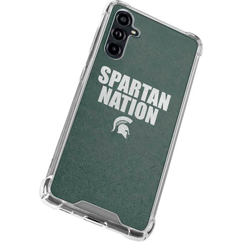 Michigan State University Spartans Nation Galaxy A54 5G Clear Case