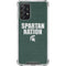 Michigan State University Spartans Nation Galaxy A72 5G Clear Case