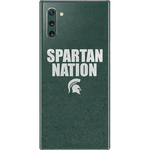 Michigan State University Spartans Nation Galaxy Note 10 Skin