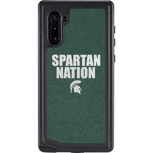 Michigan State University Spartans Nation Galaxy Note 10 Waterproof Case