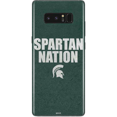 Michigan State University Spartans Nation Galaxy Note 8 Skin