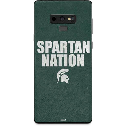 Michigan State University Spartans Nation Galaxy Note 9 Skin