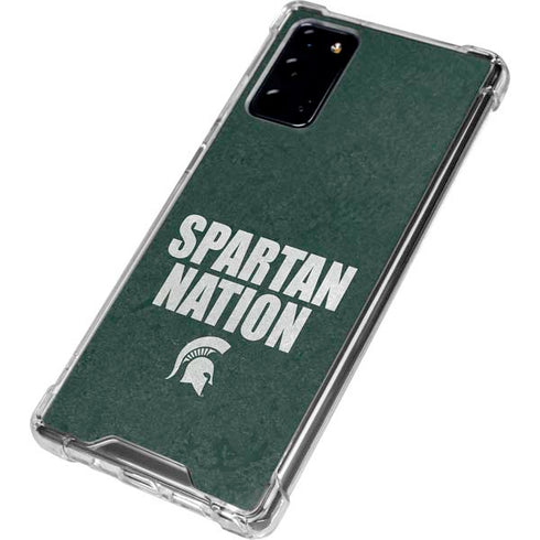 Michigan State University Spartans Nation Galaxy Note20 5G Clear Case