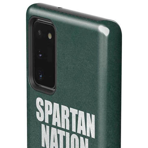Michigan State University Spartans Nation Galaxy Note20 5G Pro Case