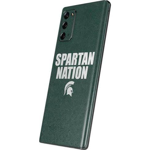 Michigan State University Spartans Nation Galaxy Note20 5G Skin