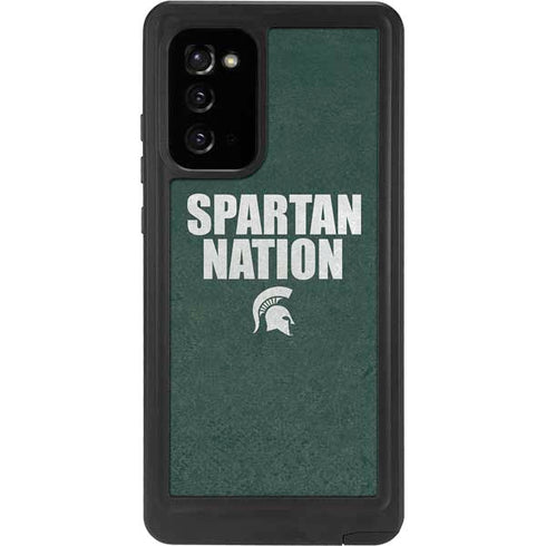 Michigan State University Spartans Nation Galaxy Note20 5G Waterproof Case
