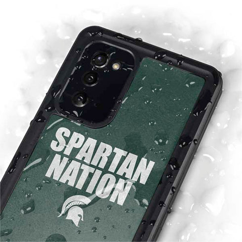 Michigan State University Spartans Nation Galaxy Note20 5G Waterproof Case