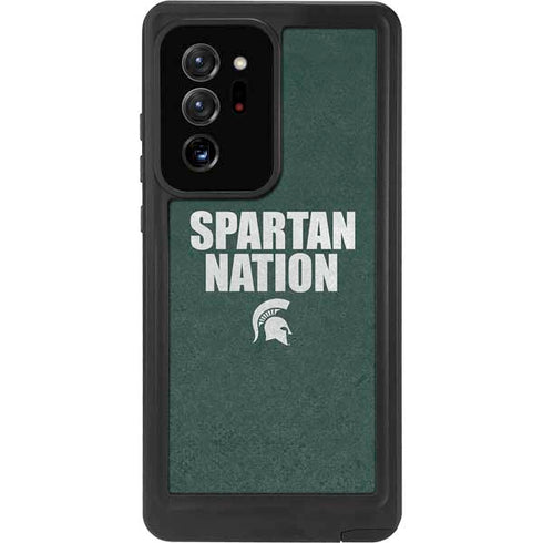 Michigan State University Spartans Nation Galaxy Note20 Ultra 5G Waterproof Case