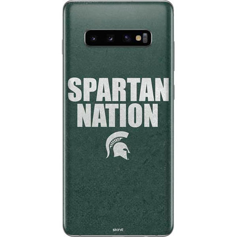 Michigan State University Spartans Nation Galaxy S10 Plus Skin