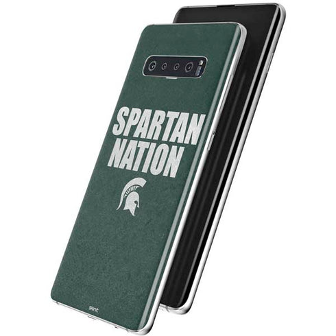 Michigan State University Spartans Nation Galaxy S10 Plus Skin