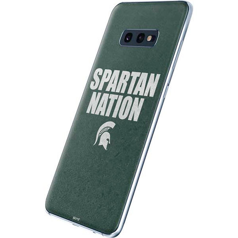 Michigan State University Spartans Nation Galaxy S10e Skin