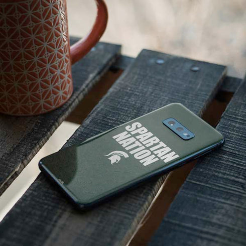Michigan State University Spartans Nation Galaxy S10e Skin